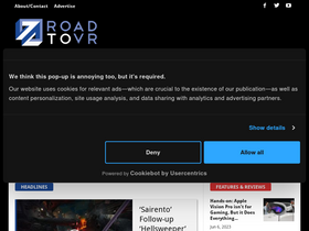 'roadtovr.com' screenshot