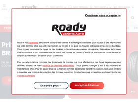 'roady.fr' screenshot