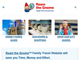 'roamthegnome.com' screenshot