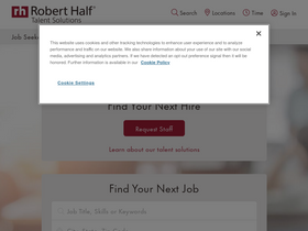 'roberthalf.com' screenshot
