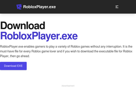 'robloxplayerexe.net' screenshot