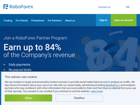 'roboforex.com' screenshot