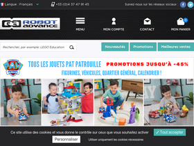 'robot-advance.com' screenshot