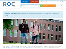'roc.nl' screenshot