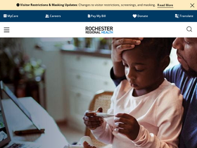 'rochesterregional.org' screenshot