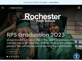 'rochesterschools.org' screenshot