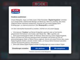 'rockantenne.de' screenshot