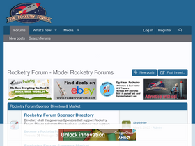 'rocketryforum.com' screenshot