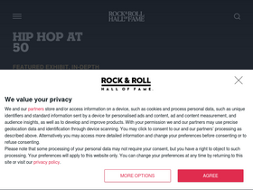'rockhall.com' screenshot