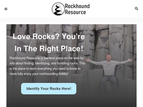 'rockhoundresource.com' screenshot