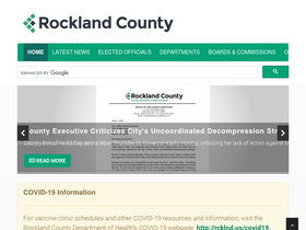 'rocklandgov.com' screenshot