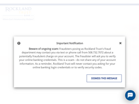 'rocklandtrust.com' screenshot