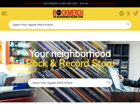 'rockmerch.com' screenshot