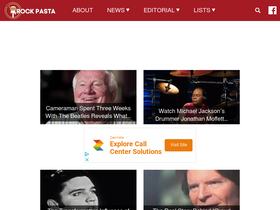 'rockpasta.com' screenshot