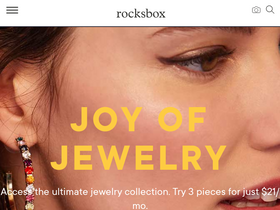 'rocksbox.com' screenshot