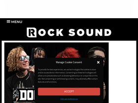 'rocksound.tv' screenshot