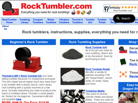 'rocktumbler.com' screenshot