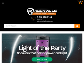 'rockvilleaudio.com' screenshot