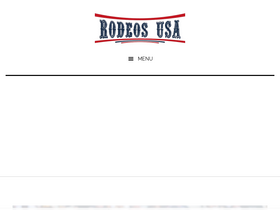 'rodeosusa.com' screenshot