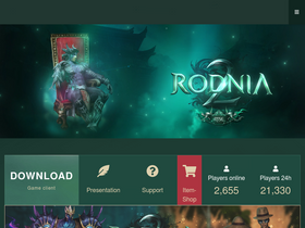 'rodnia.to' screenshot