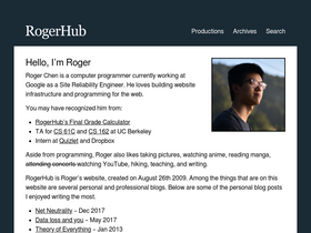 'rogerhub.com' screenshot