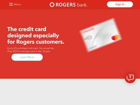 'rogersbank.com' screenshot