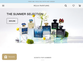 'rojaparfums.com' screenshot