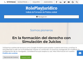 'roleplayjuridico.com' screenshot