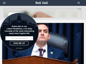 'rollcall.com' screenshot