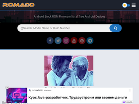 'romadd.com' screenshot