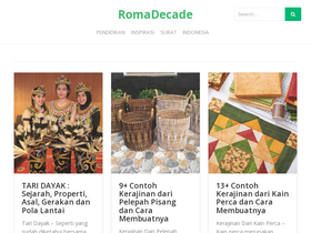'romadecade.org' screenshot