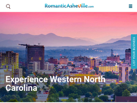 'romanticasheville.com' screenshot