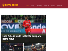 'romapress.net' screenshot