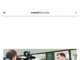 'romeltea.com' screenshot
