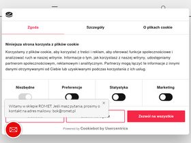 'romet.pl' screenshot