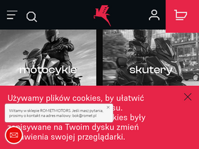'rometmotors.pl' screenshot