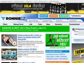 'ronnie.cz' screenshot