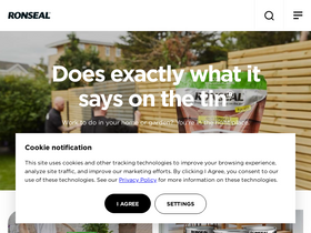 'ronseal.com' screenshot