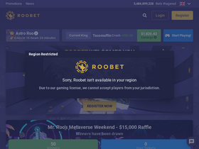 'roobet.com' screenshot