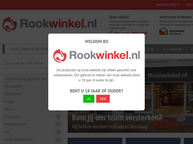 'rookwinkel.nl' screenshot