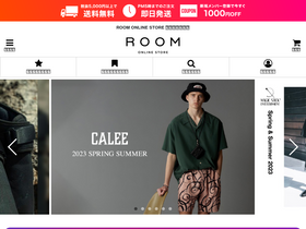 'room-onlinestore.jp' screenshot