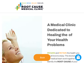 'rootcausemedicalclinics.com' screenshot