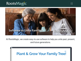 'rootsmagic.com' screenshot