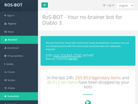 'ros-bot.com' screenshot