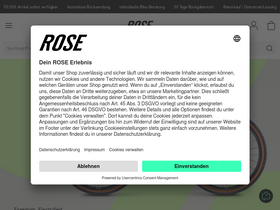 'rosebikes.de' screenshot