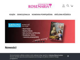 'rosemaria.pl' screenshot