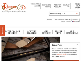 'rosemaryandco.com' screenshot