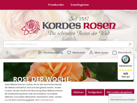 'rosen.de' screenshot