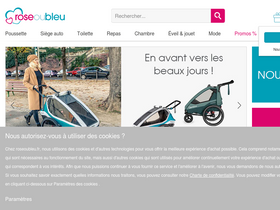 'roseoubleu.fr' screenshot