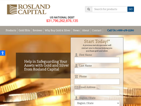 'roslandcapital.com' screenshot